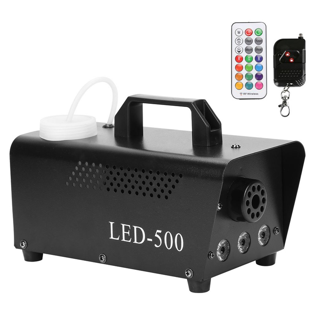 500W Nebelmaschine Rauch Fernbedienung LED RGB Bühnenlicht Party Show DJ Disco 
