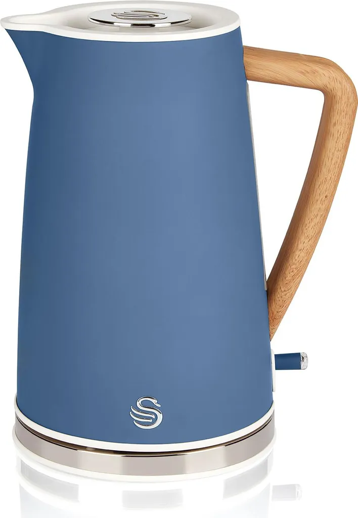 Bouilloire Familiale Swan 1,7L pour Thé et Café Rapide Bleu Nordique