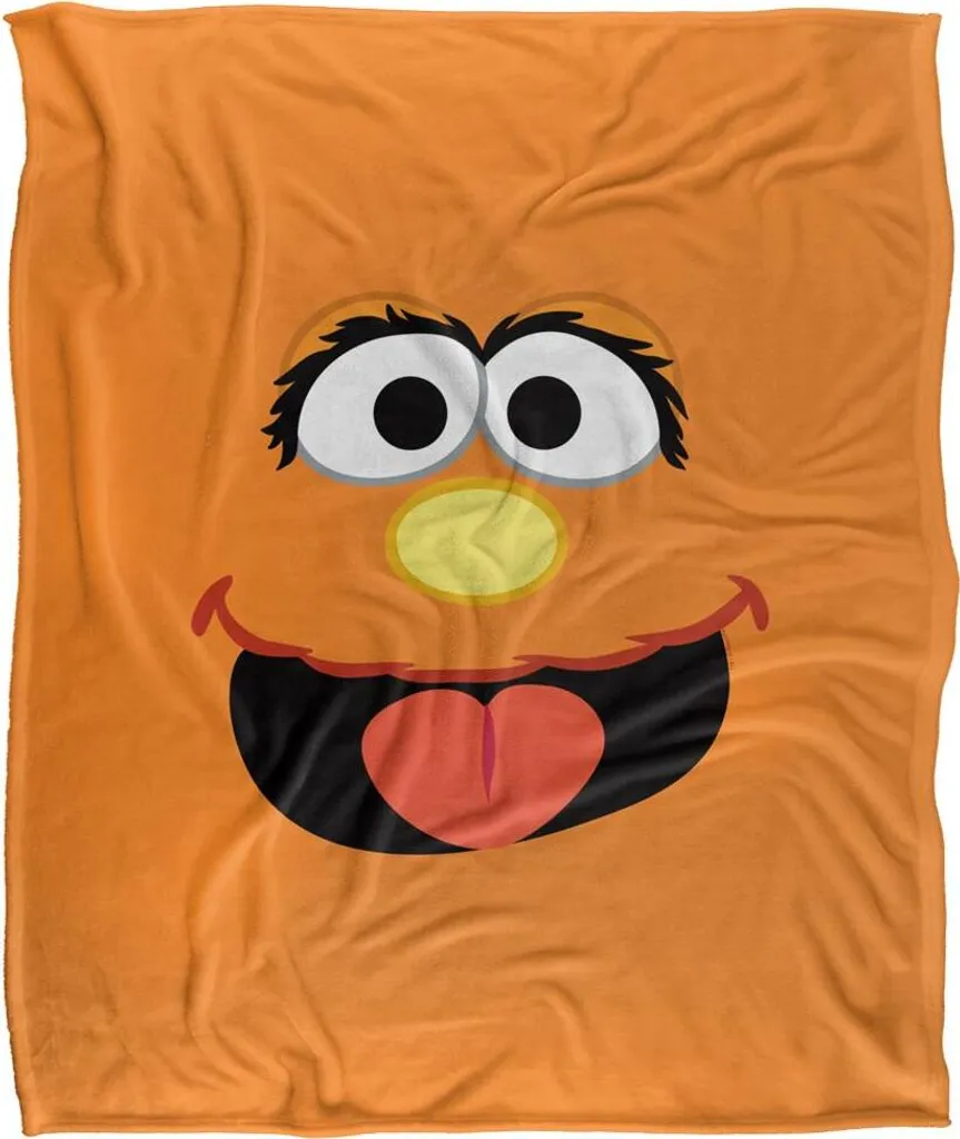 Sesame Street Couverture Visage TV18592 - Plaid Doux Coloré Taille Unique