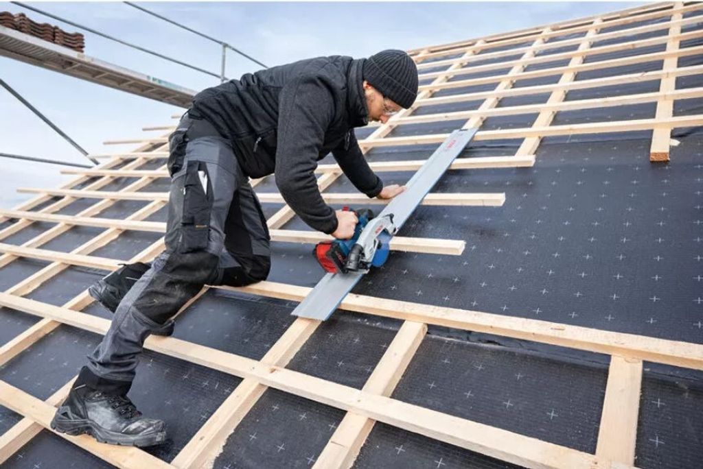 Bosch Akku-Kreissäge GKS 18V-57-2 GX Solo + FSN 44 - Produktbild 7