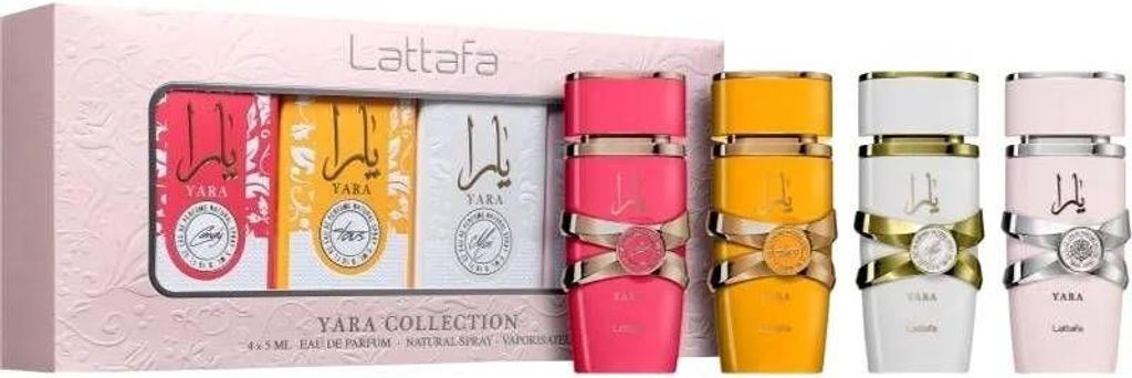 Lattafa Yara Collection dárková sada pro ženy Set 4 x 5 ml Obrázek produktu 
