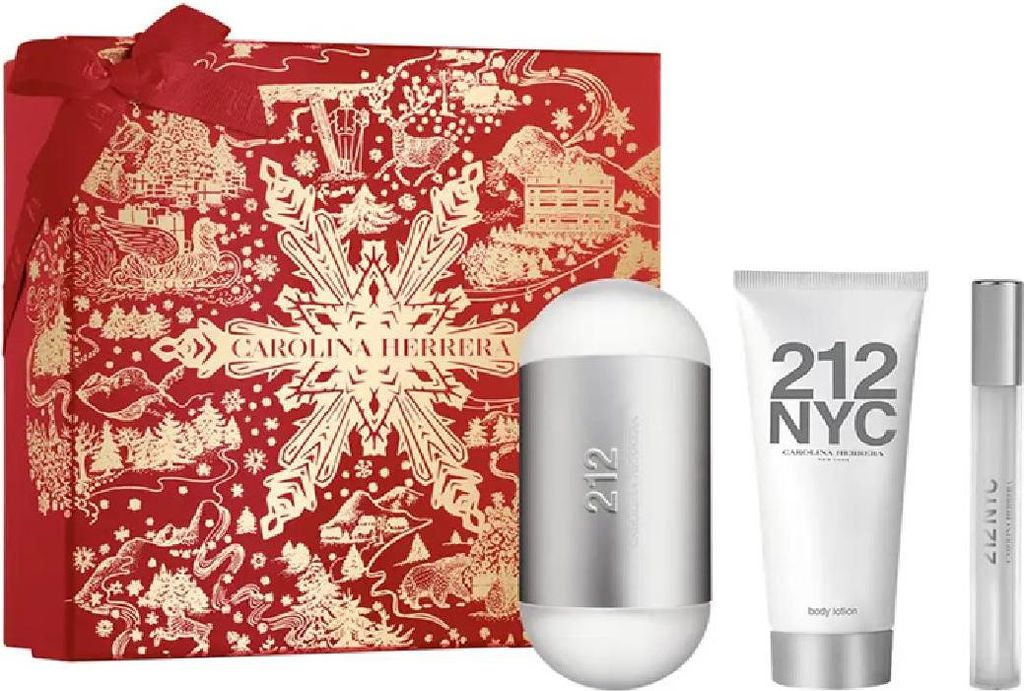 Carolina Herrera 212 Nyc Eau De Toilette Spray 100ml Set 3 Produktbild 