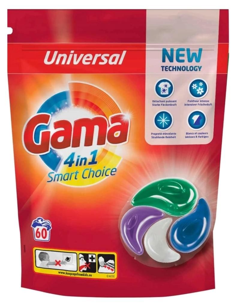 Smart Caps Color 1,32 kg pracích kapsúl - Gama Obrázok produktu 