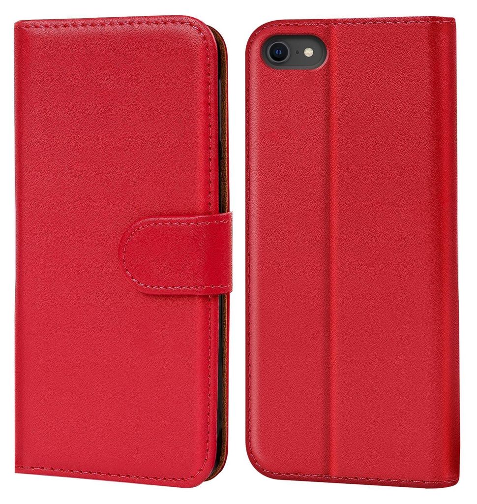 Custodia In Pelle PU Con Vista Chiara E Supporto Per IPhone 8 Plus / 7 Plus – Rosa Oro