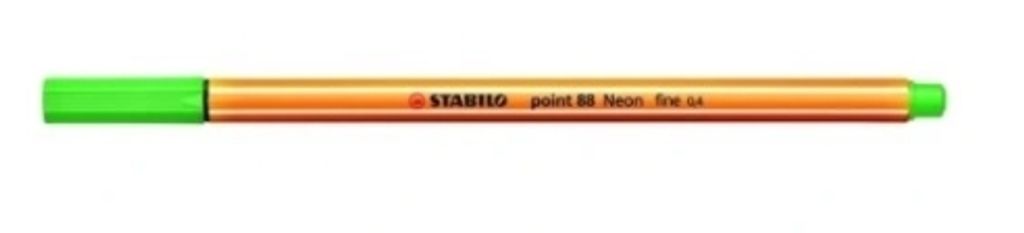 STABILO point 88, Zielony, Zielony, Pomarańczowy, Zdjęcie produktu 