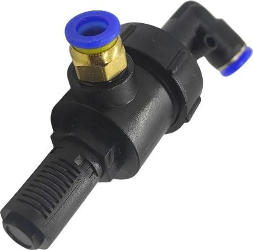 Raccord pneumatique droit type E serrage rapide 8mm/8mm en polymère