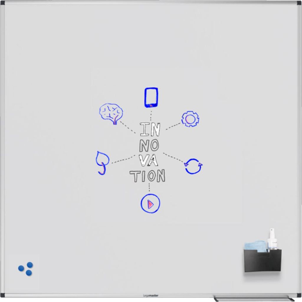 Legamaster 7-108172 magnetisches Whiteboard UNITE 120 x 120 Produktbild 
