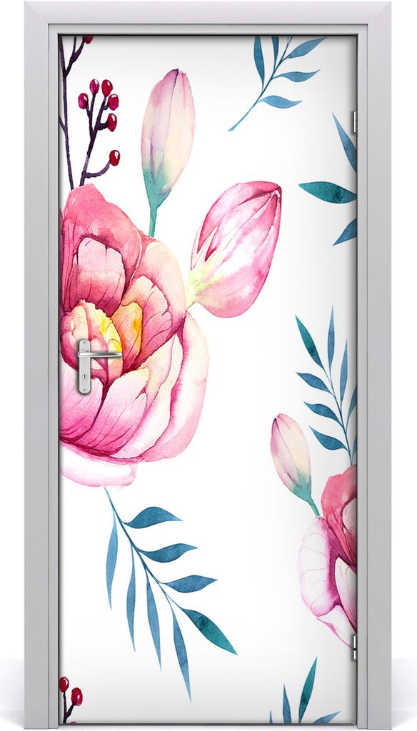 Tulup Türaufkleber 95x205 cm Dekorative Aufkleber Selbstklebend Wasserdichte Tapete Abnehmbar Schlafzimmer Wohnzimmer Wohnkultur - Furnier Klebsto...
