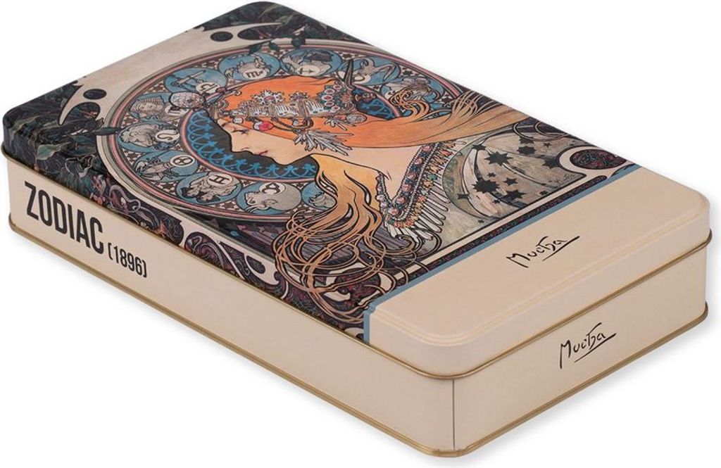 Plechová dóza Alfons Mucha - Zodiac 24×14×4 cm Obrázok produktu 