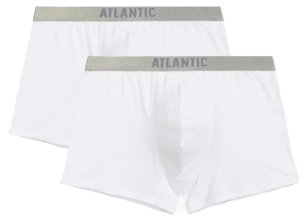 Atlantic Boxershorts 2BMH-012 Weiß XL aus Modal und Pima-Baumwolle