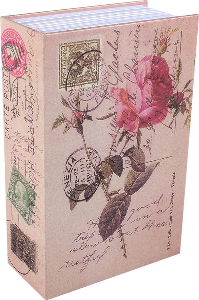 Wörterbuch Buch Secret Safe Security Box Geld Bargeld Schmuck Lock Box (Rose Tagebuch Typ)