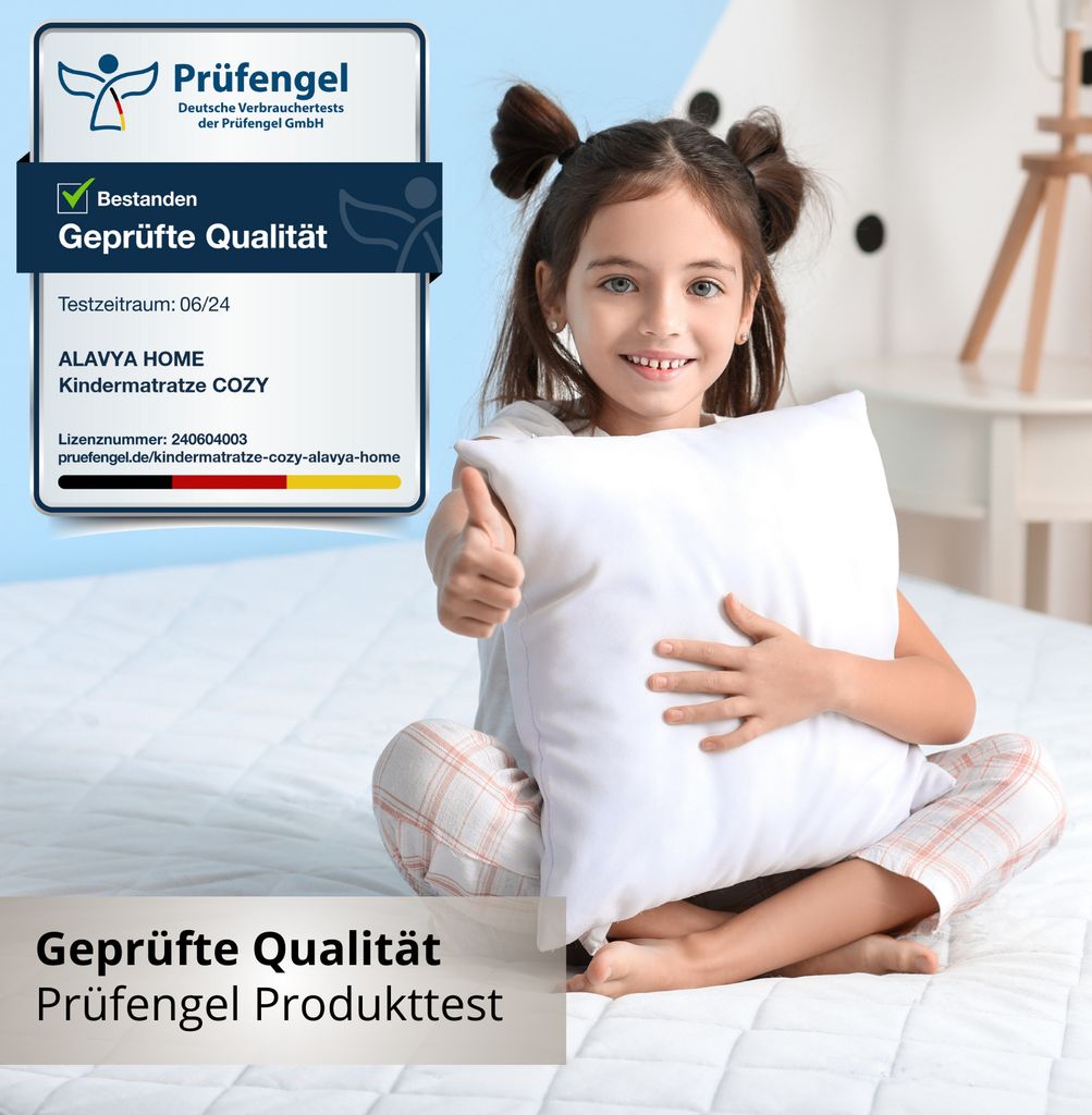 Kindermatras Cooltouch 80x200 - veilig en gecertificeerd - Proefslapen