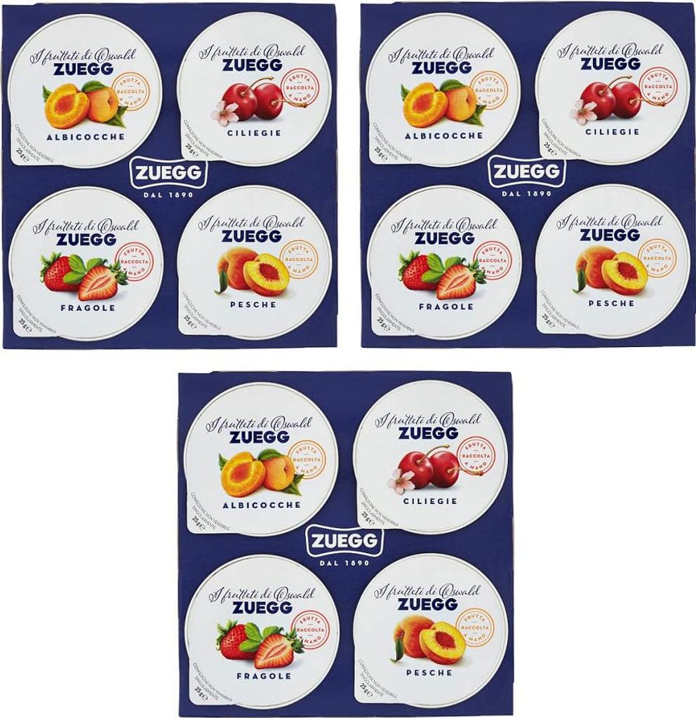 3x Zuegg Monoporzioni Marmeladen in Einzelportionen 4 Produktbild 