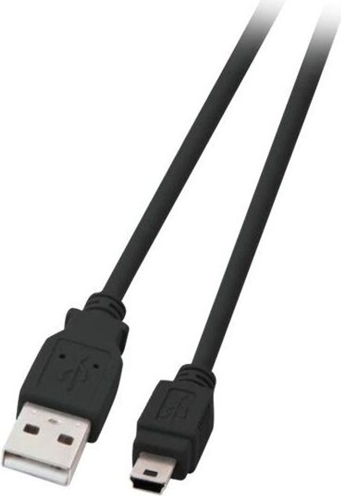EFB USB2.0 Kabel A-Mini B (5polig),St.-St.,3m,sw,Clas