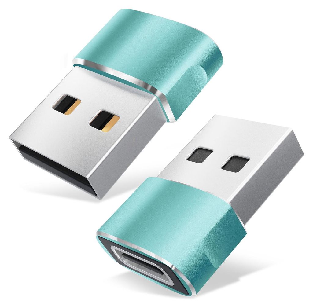 CELLONIC 2 x USB-C auf USB-A-Adapter – USB-C-Buchse auf Produktbild 