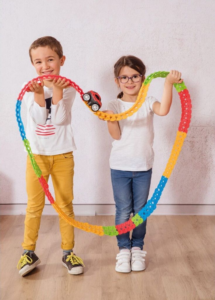 Smoby FleXtreme Starter-Set Autorennbahn - 184 bunte Produktbild 35
