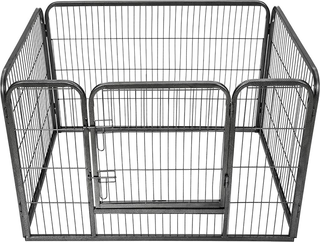 tectake® Puppy run Tino 4 pezzi, pieghevole e di facile Immagine del prodotto 