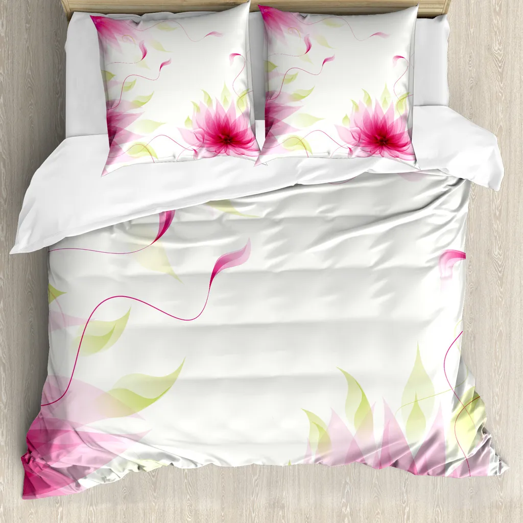 Trend Arredo Letto: Copripiumino ABAKUHAUS Loto Rosa 155x220