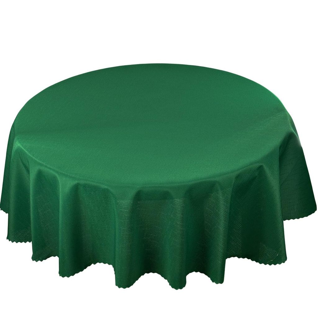 Tischdecke Fleckenresistente Grün Rund 140 cm