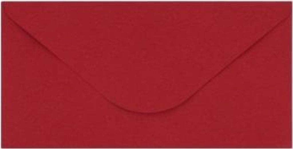 Dekorative Umschläge DL Rot 120 g 50 Stück x-17