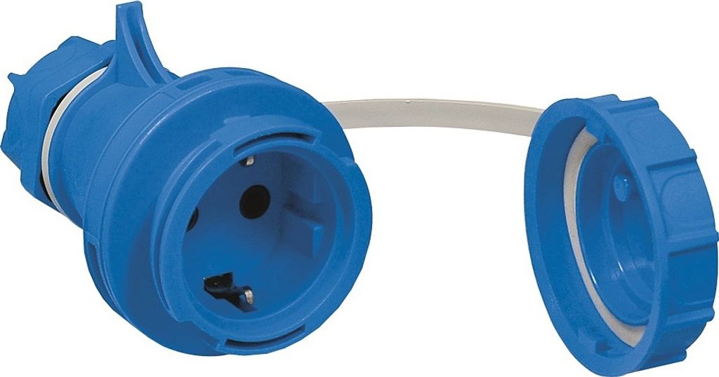 Kupplung 16A 230V IP68 2P+PE schuko wasserdicht hermetisch