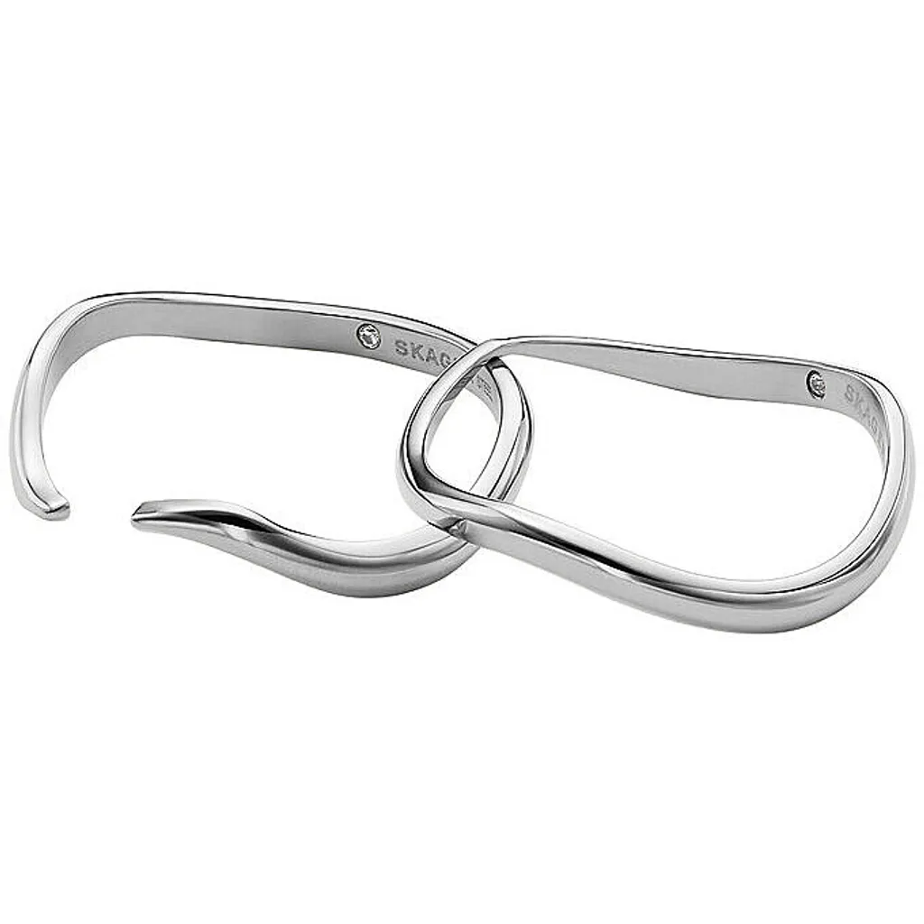 Anello Skagen Essential Waves Donna Acciaio Silver - Offerta