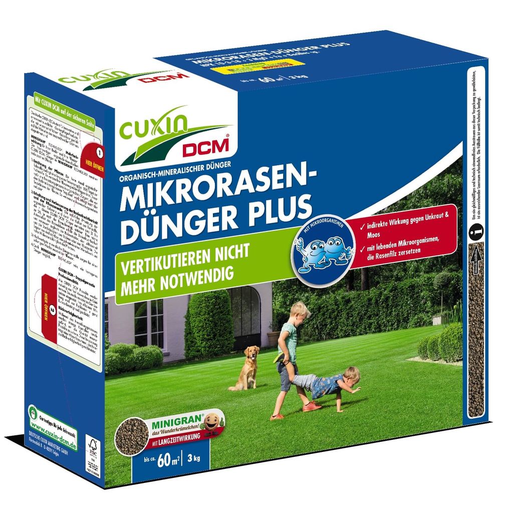 Cuxin DCM MikroRasendünger Plus 3 kg Dünger Kaufland.de