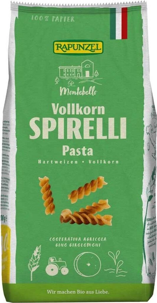 Rapunzel BIO Spirelli Vollkorn 500g Image du produit 