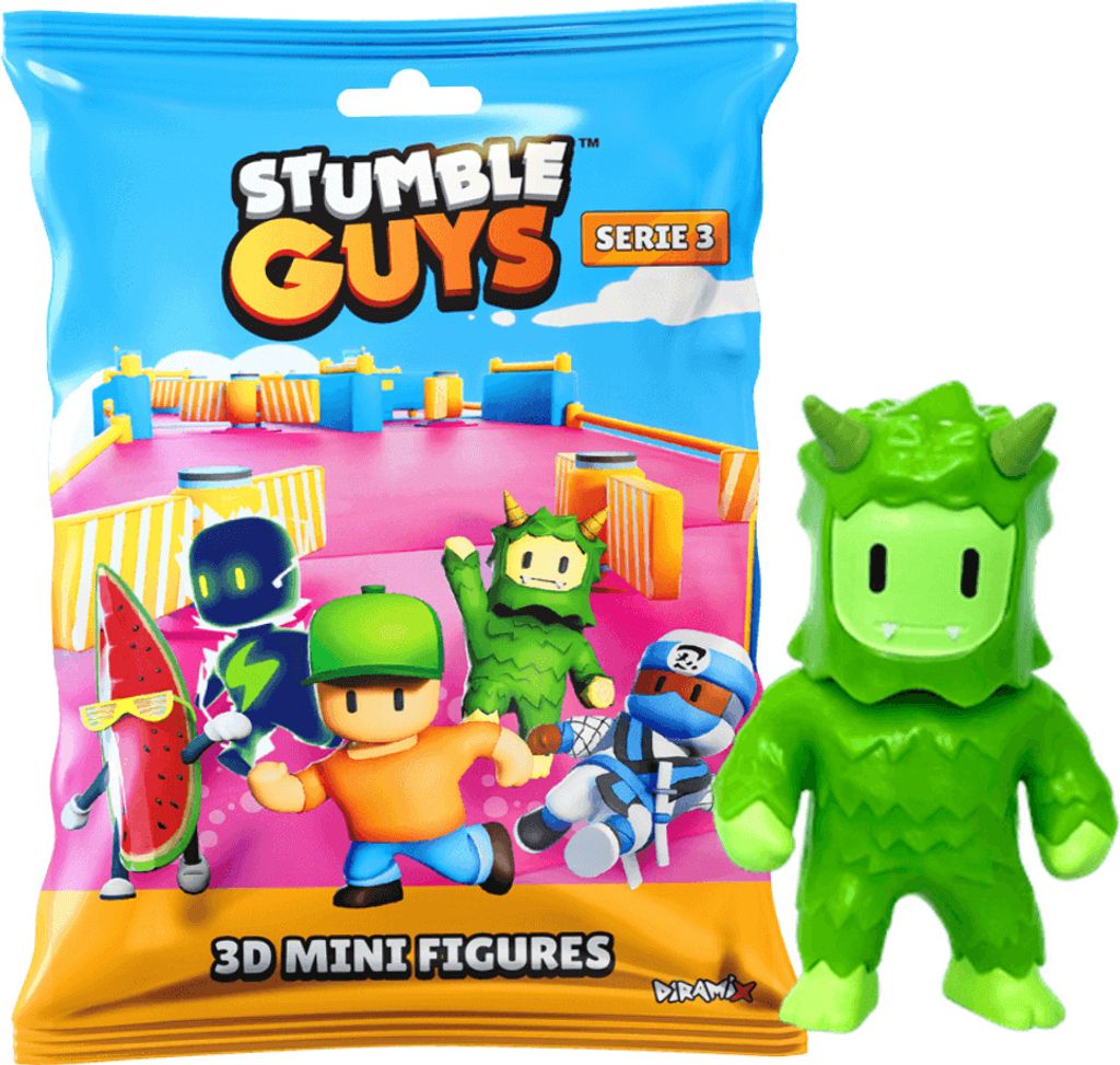 Stumble Guys 3D Sammelfiguren Serie 3 - Chrome Crystal - Figur 19. Swamp Troll