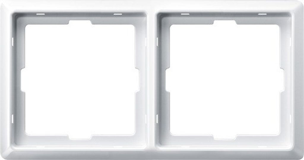 MERTEN 481219 Rahmen 2fach polarweiß ARTEC Produktbild 