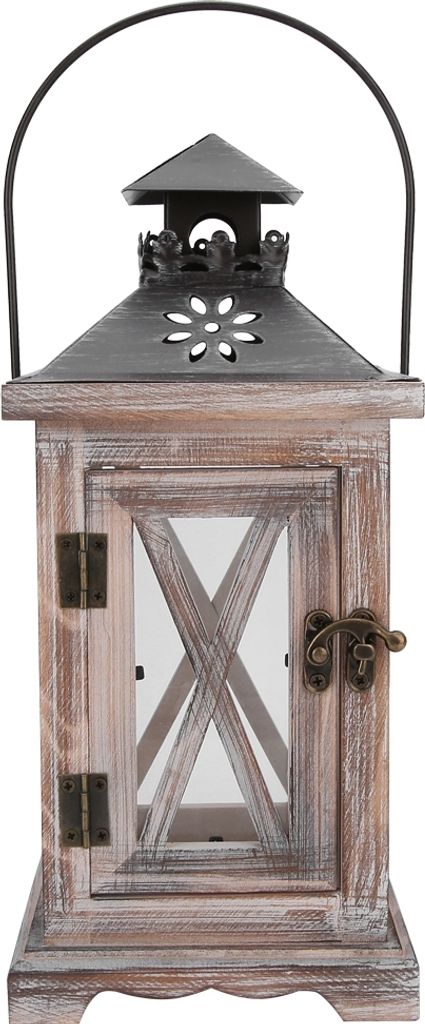 Retro -Holzkerzenkerzenhalter Handwerksgeschenk für Haus Schreibtisch Ornament Dekoration28 x 12,5 12,5 cm