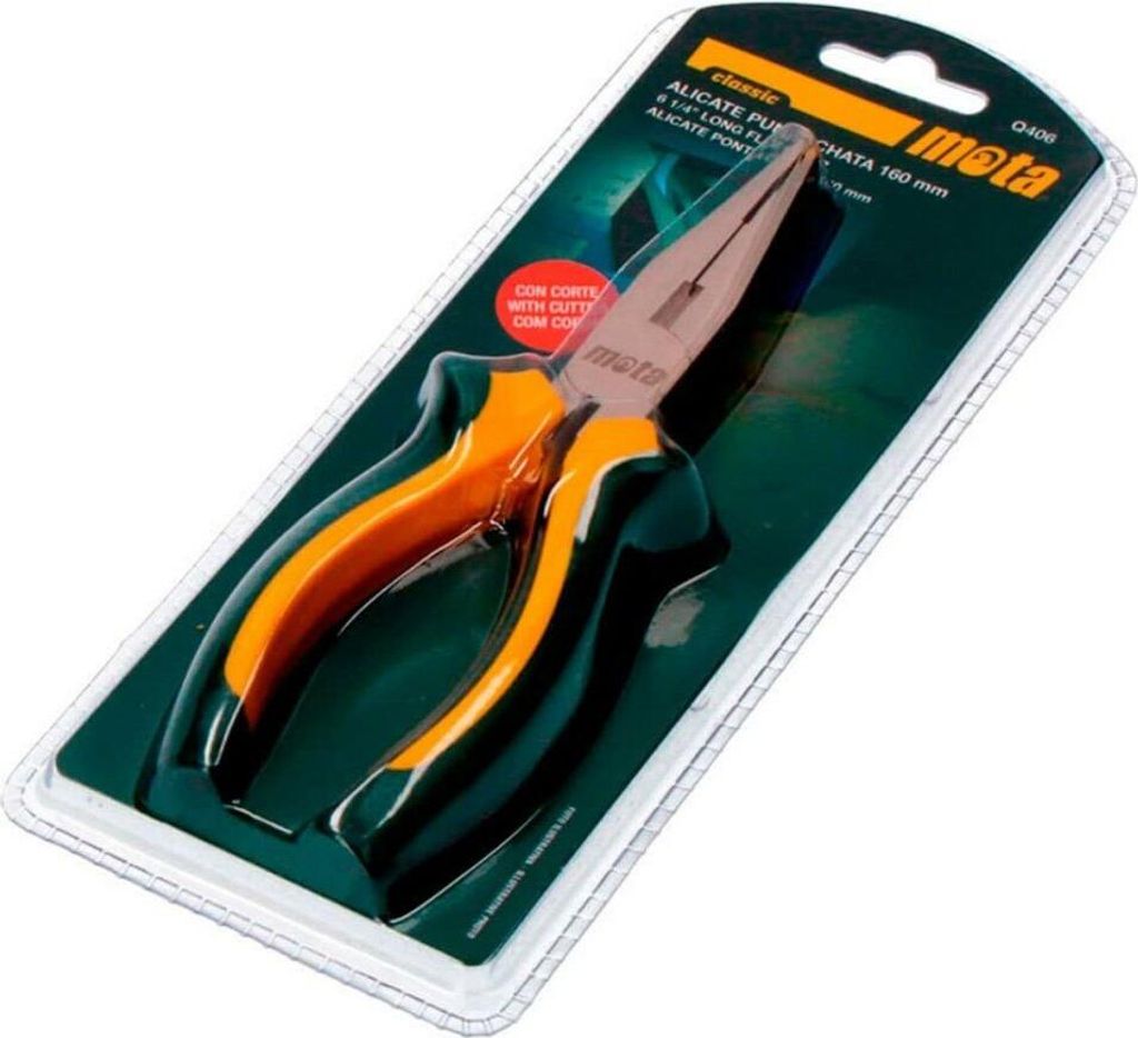 Flach- und Schneid-Zange 6 1/4'' Q406 Mota