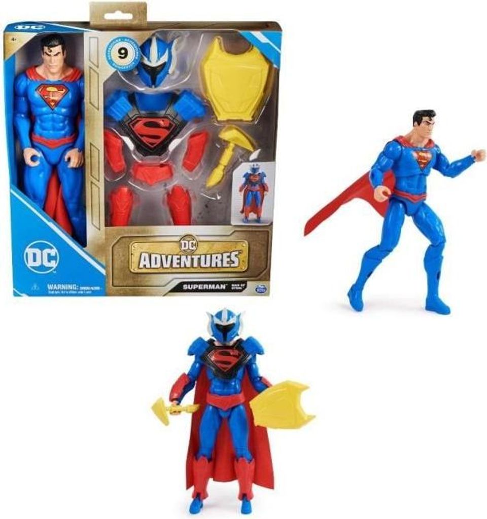 Spin Master PACK 30 CM SUPERMAN FIGURINE + ACCESSORIES DC Immagine del prodotto 