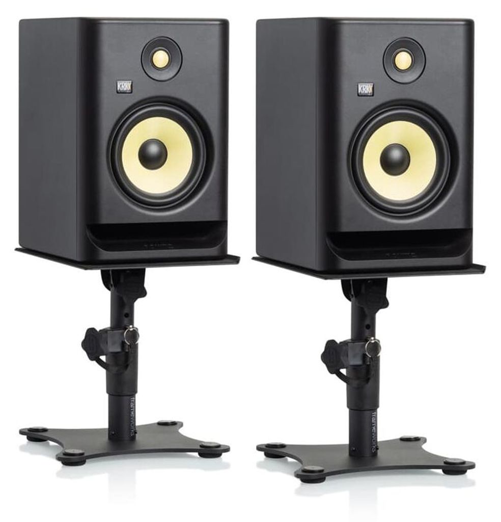 Gator Frameworks GFWSPKSTMNDSK Desktop Studio Monitor Stand