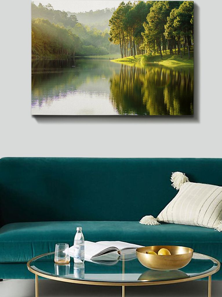 Wallity, Kanvas- TCR1509, Bunt, Leinwandbilder, 70 x 100 cm, 100% Leinwand