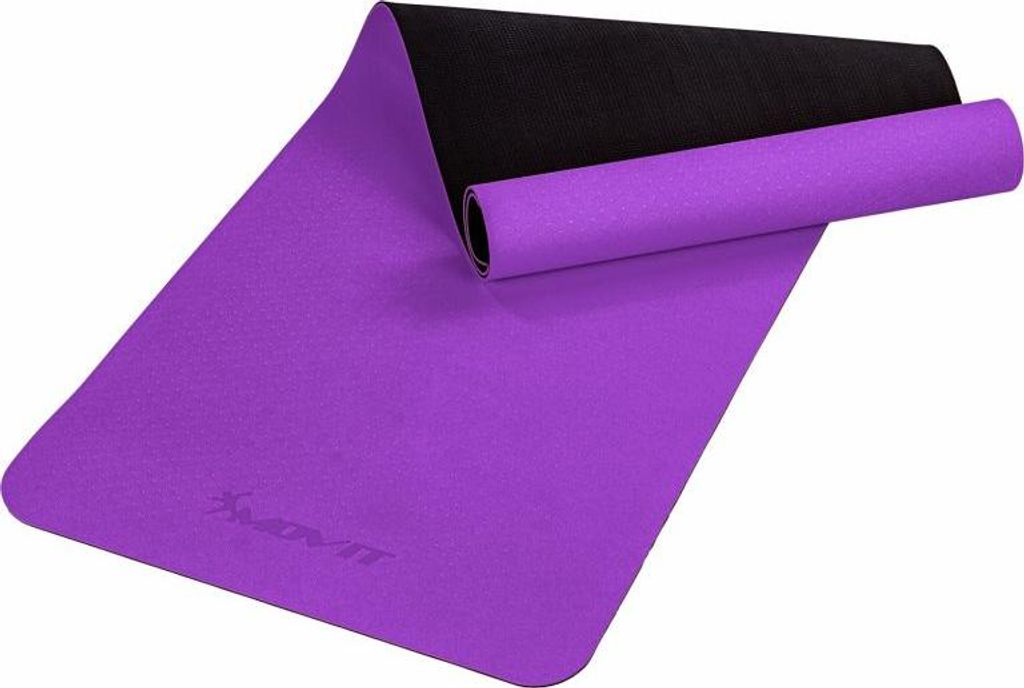 Mata gimnastyczna do jogi MOVIT XXL TPE Pilates, 190x60x0,6 Zdjęcie produktu 