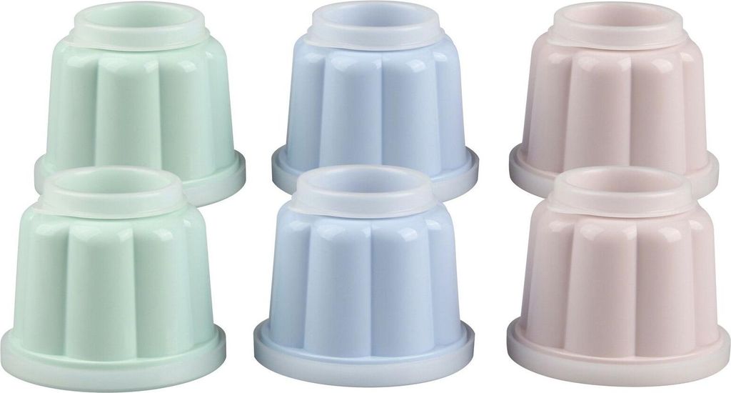 Dr. Oetker 6er Puddingförmchen mit Deckeln 150ml, Förmchen Produktbild 