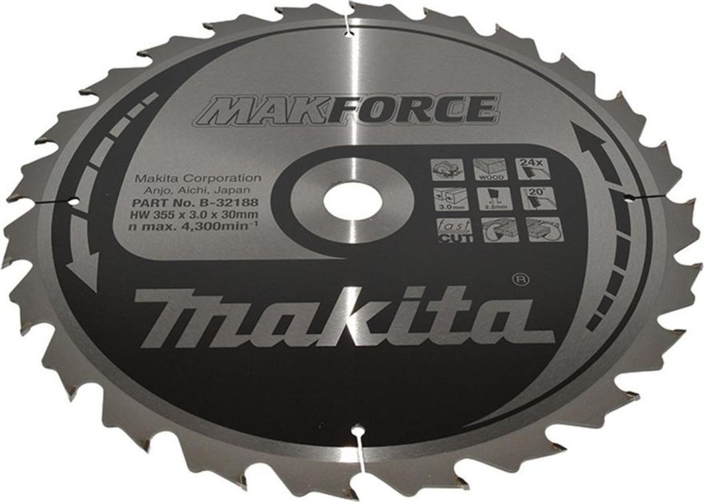 Láminas de carburo "MakForce", para madera, para sierras Imagen del producto 