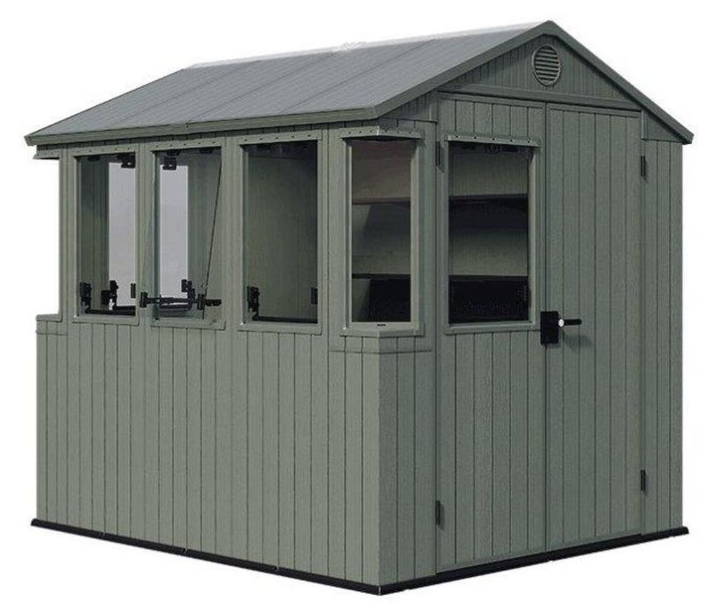Gartenhaus Keter Darwin Potting Shed 2in1 – grün Produktbild 