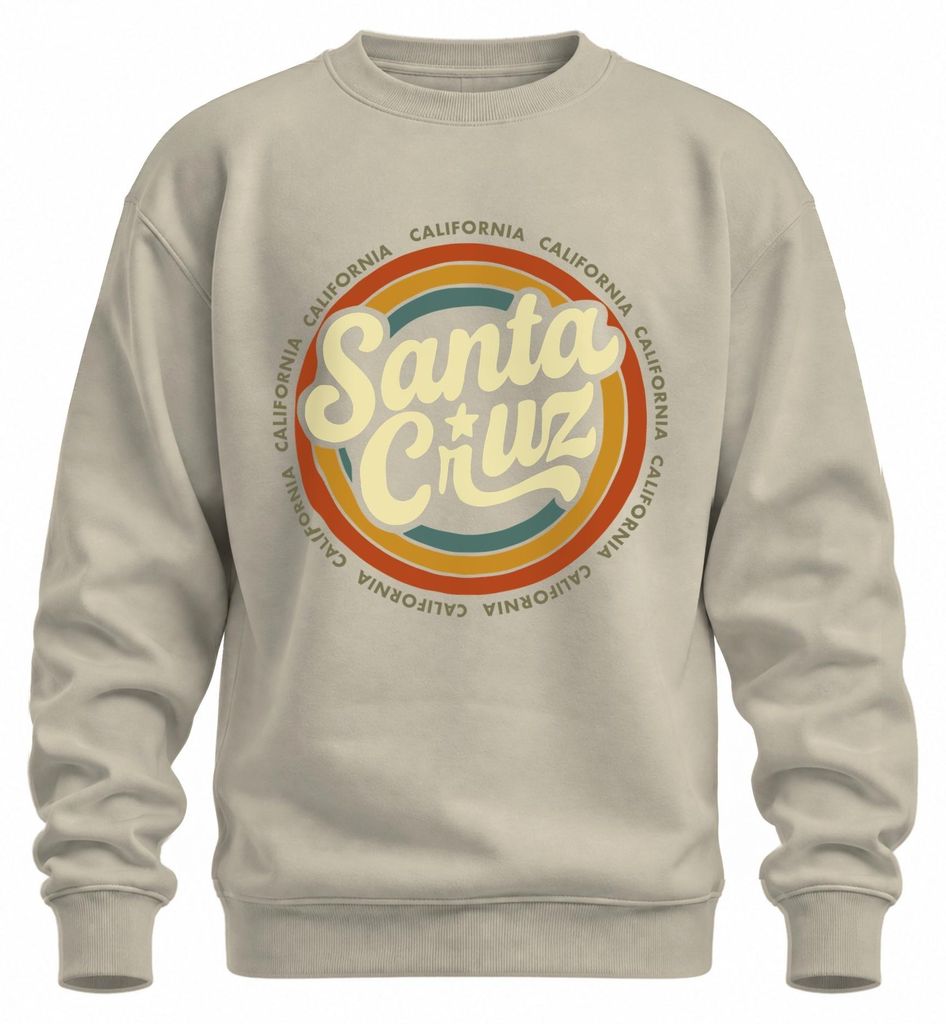 Santa Cruz, Californië, retro, vintage, surfen, strand, Productafbeelding 