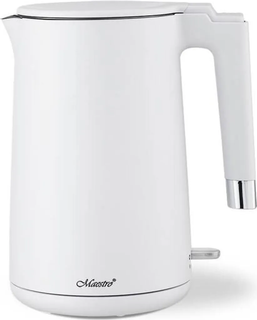 Maestro MR-026-WHITE Bollitore Elettrico 1.7L | Regalo Utile per la Casa