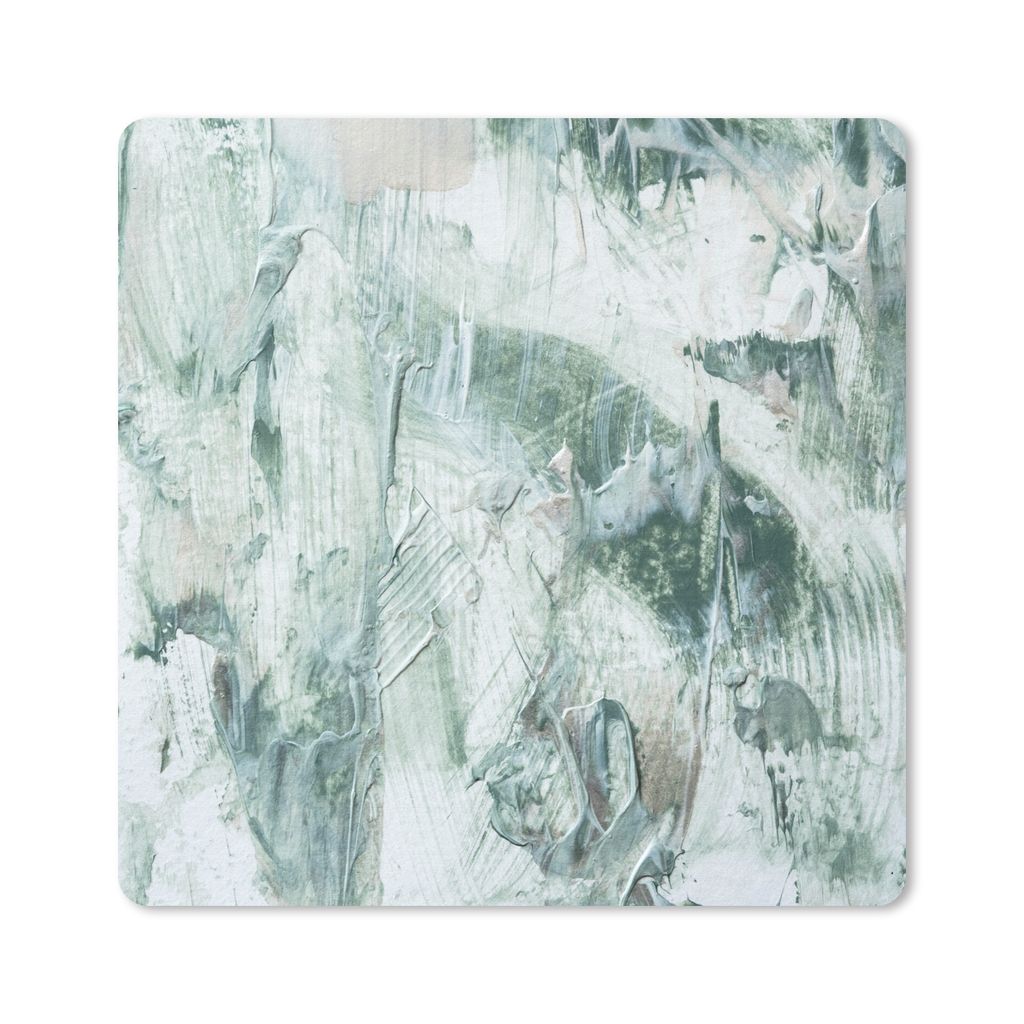 MuchoWow Mauspad Mousepad Gartendekoration - Farbe - Abstrakt 30x30 cm - Mousepads - Maus Mat - Pad - Mausunterlage - Gaming