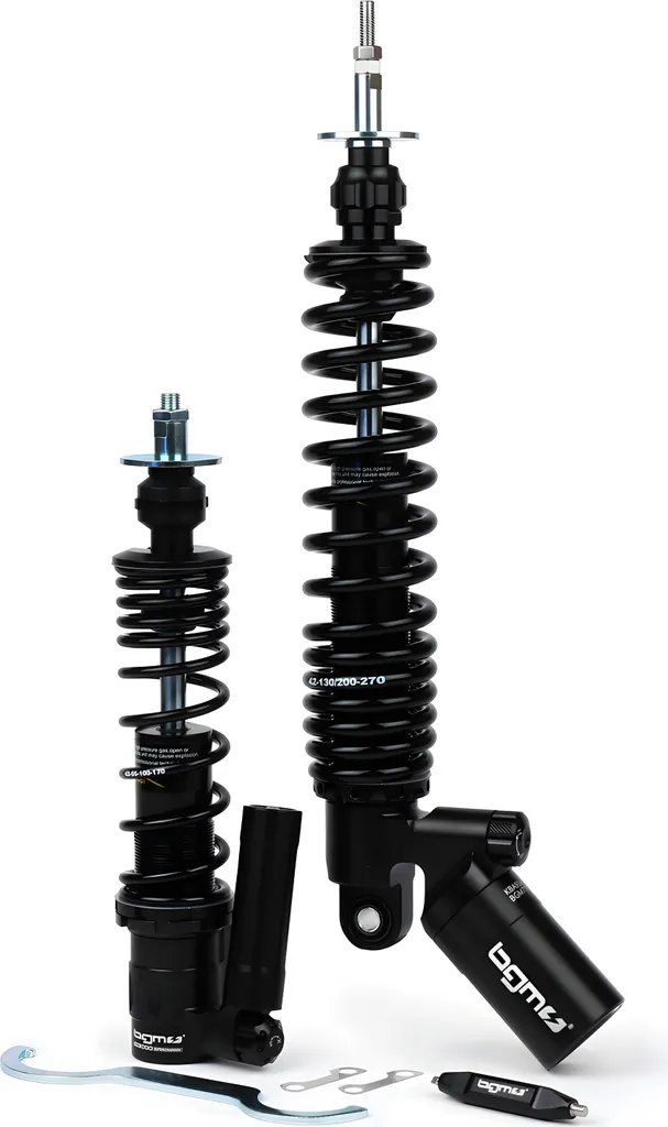 Suspensions BGM SC F16 Soft Noir pour Vespa Primavera et Sprint 125 150