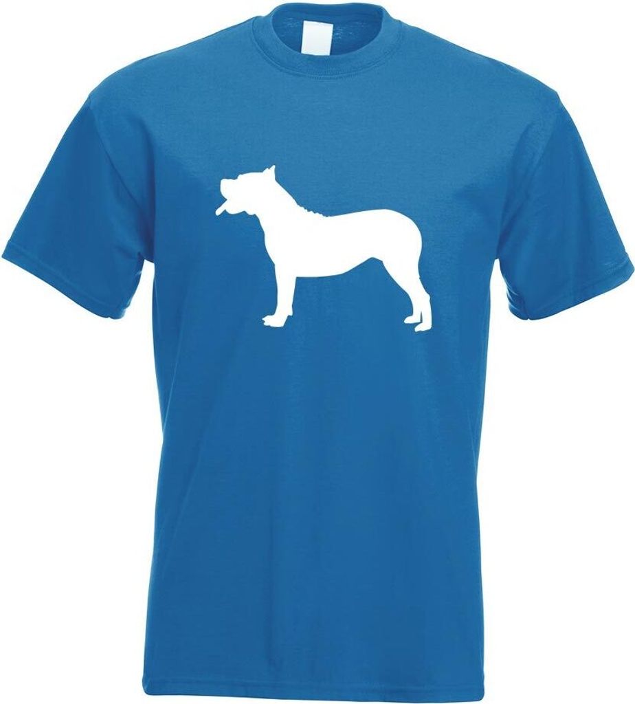 Kiwistar - T-Shirt - royal - Dogo Canario Hundrasse Motiv Bedruckt Funshirt Design Print - mit Motiv Bedruckt - Funshirt Design - Sport - Freizeit ...