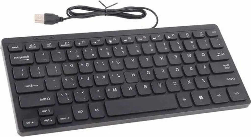 Clavier mécanique filaire mini-USB - Format réduit et touches réactives