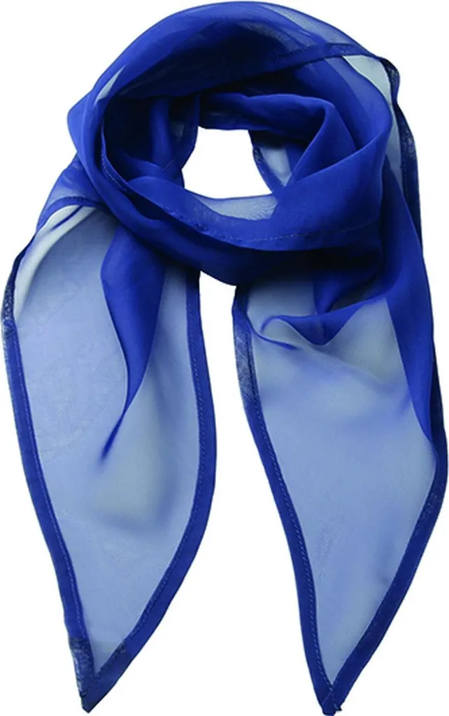 Premier Workwear PR740: Sciarpa Chiffon Blu Marino per Divise Eleganti