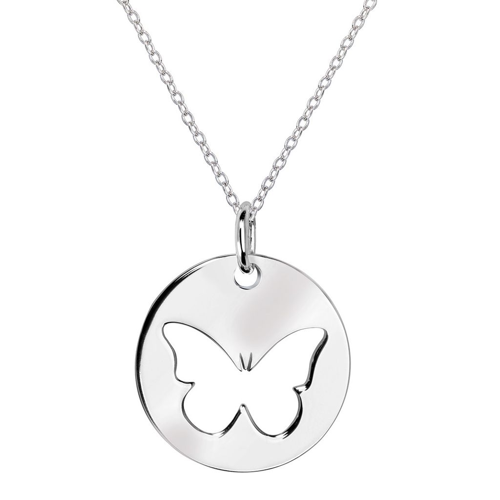 MATERIA by Matthias Wagner Schmetterling Halskette Silber Produktbild 