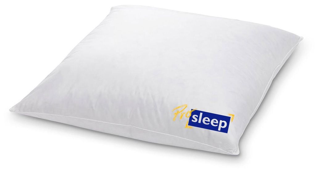 HANSKRUCHEN Kissen Daunen 80x80 cm Allergiker Kopfkissen waschbar 60 Grad Kissen Schlafkissen weiss - Germany