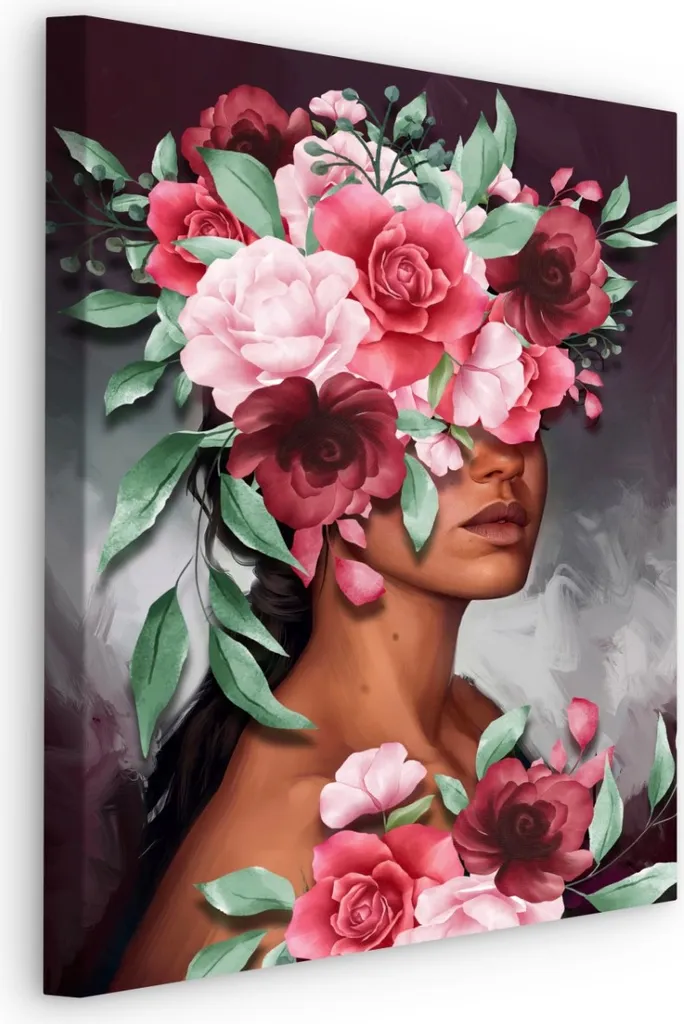 Rose Monocromatiche Stampa su tela floreale | Poster Store IT