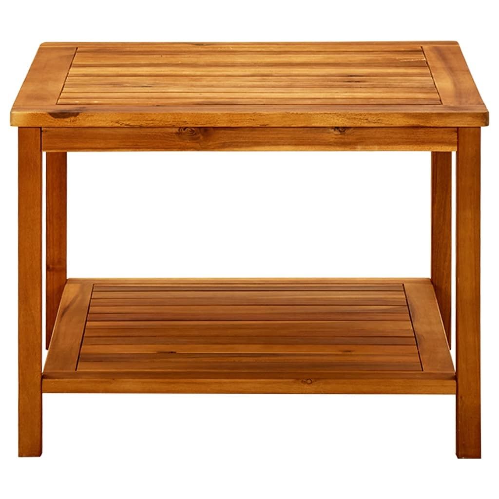 Tavolino 60x60x45 cm in legno massiccio di acacia Immagine del prodotto 